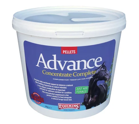 Equimins Advance Concentrate Complete Pellets 4 Kg Tub
