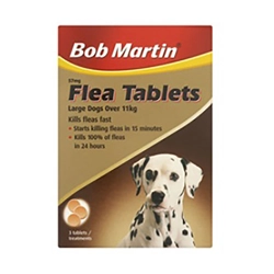 Bob Martin Clear Flea Tablets For Large Dogs Over 11kg 3 pack