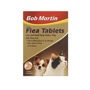 Bob Martin Clear Flea Tablets For Cats 3 pack