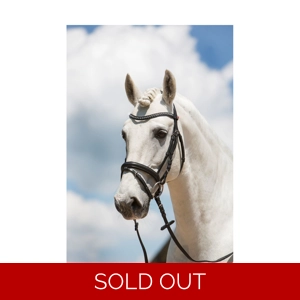 Kieffer Ultrasoft Fashion Snaffle Bridle - Black