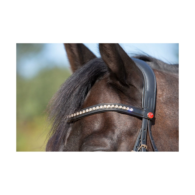 Additional Image for Kieffer Ultrasoft Sue Snaffle Bridle - Black