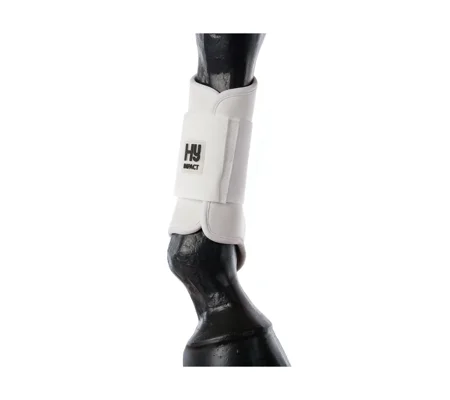 Hy Equestrian Brushing Boots - White