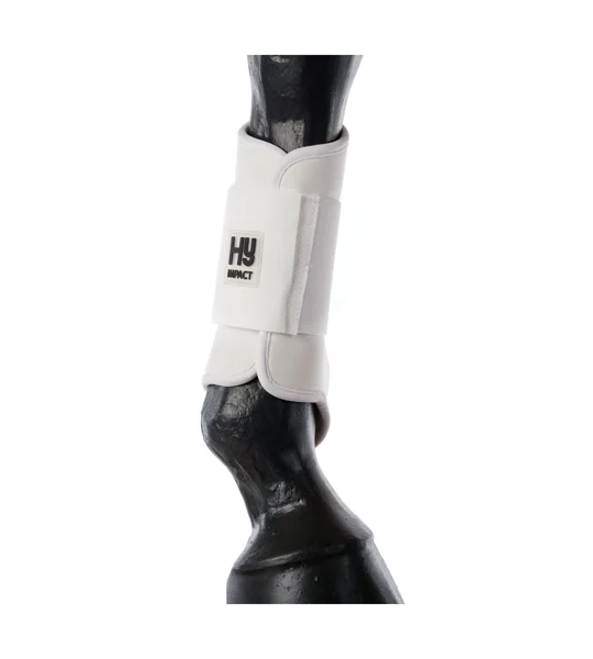 Hy Equestrian Brushing Boots - White