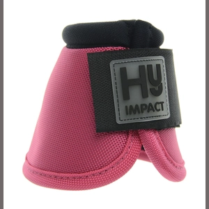 Hy Equestrian Pro Over Reach Boots - Pink
