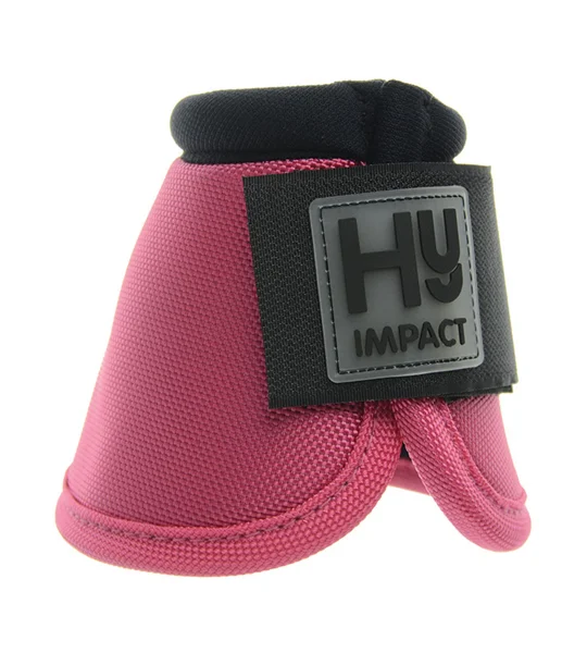 Hy Equestrian Pro Over Reach Boots - Pink