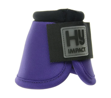 Hy Equestrian Pro Over Reach Boots - Purple