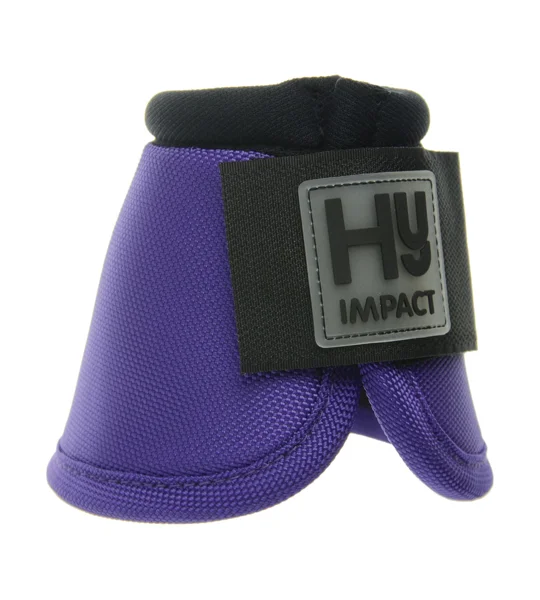 Hy Equestrian Pro Over Reach Boots - Purple