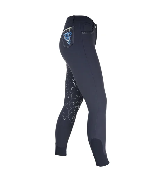 Hy Equestrian Chester Ladies Breeches - Navy