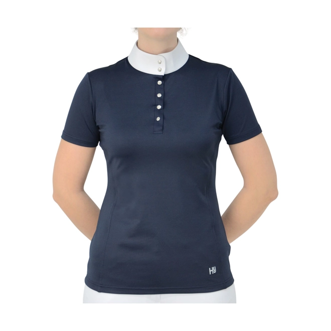 Additional Image for Hy Equestrian Joanna Glam Show Shirt - Sapphire Blue