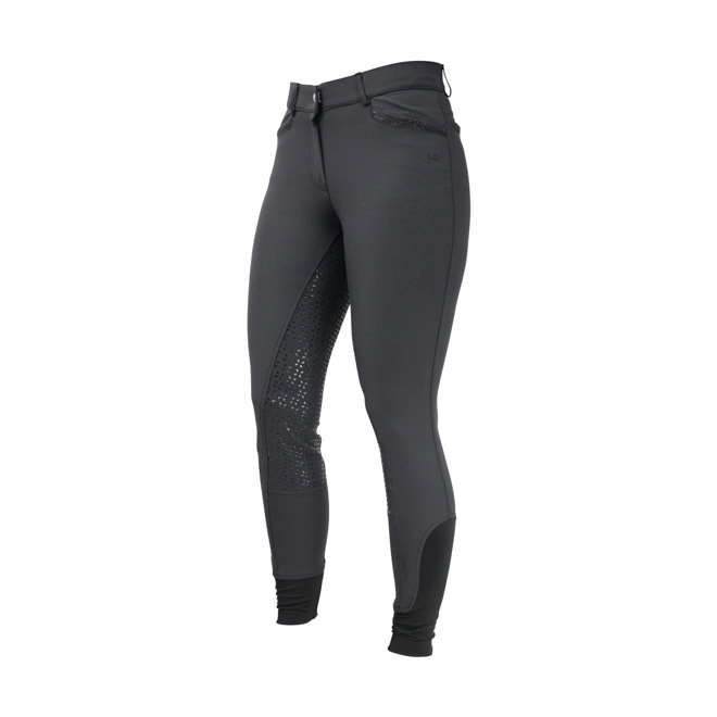 product Image for Hy Equestrian Roka Crystal Breeches - Black/Black Crystal