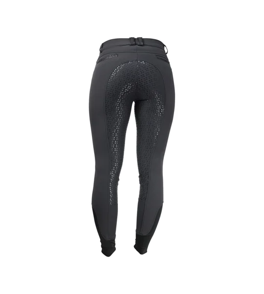 Hy Equestrian Roka Crystal Breeches - Black/Black Crystal