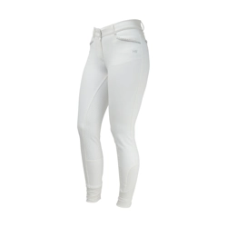 Hy Equestrian Roka Crystal Breeches - White/Silver Crystal