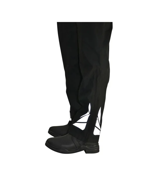 Hy Equestrian Waterproof Reflective Over Trousers - Black
