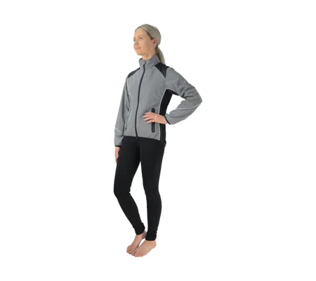 Silva Flash Reflective Jacket by Hy Equestrian - Reflective Silver