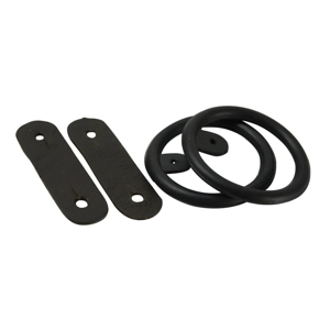 Hy Equestrian Peacock Rings & Leather Straps Dark Brown