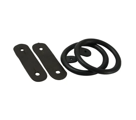 Hy Equestrian Peacock Rings & Leather Straps Dark Brown