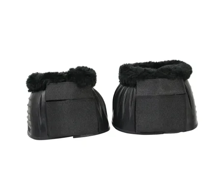 Hy Equestrian SnugFit Fleece Topped Over Reach Boots
