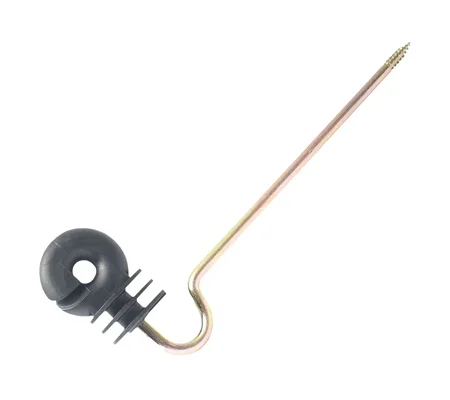 Agrifence Offset Ring Insulator 20cm x 10 Pack Black