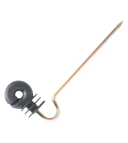 Agrifence Offset Ring Insulator 20cm x 10 Pack Black