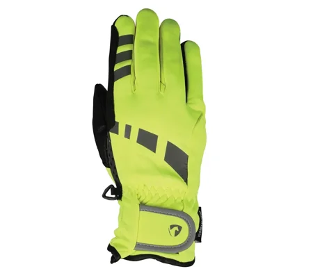 Hy Equestrian Reflective Waterproof Multipurpose Gloves Yellow