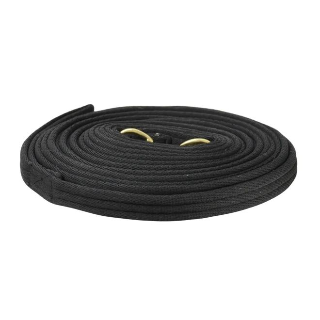 product Image for Hy Equestrian Soft Webbing Lunge Rein 25' Black