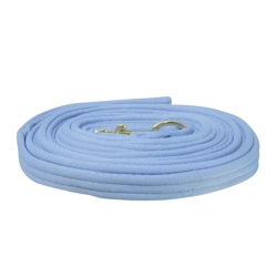 Hy Equestrian Soft Webbing Lunge Rein 25' Brilliant Blue
