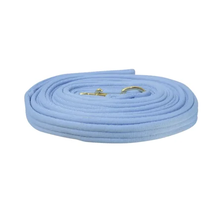 Hy Equestrian Soft Webbing Lunge Rein 25' Brilliant Blue