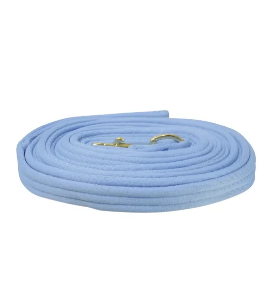 Hy Equestrian Soft Webbing Lunge Rein 25' Brilliant Blue
