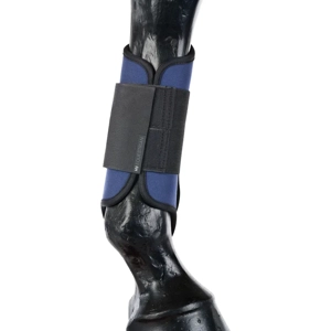 Hy Equestrian Brushing Boots - Navy