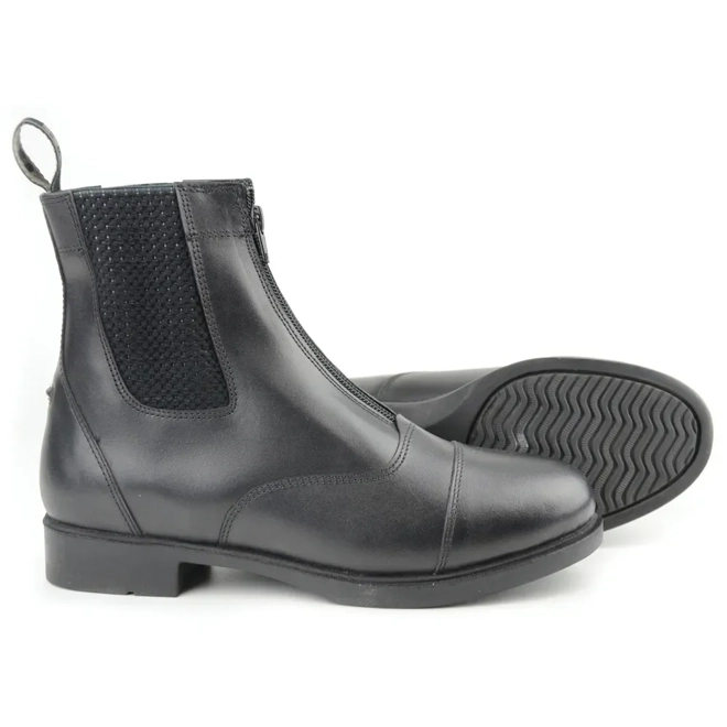 Additional Image for Hy Equestrian Canterbury Zip Jodhpur Boot Black