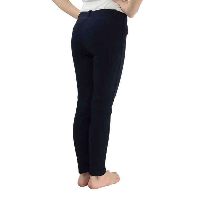 Additional Image for Hy Equestrian Milligan Children's Jodhpurs   Navy