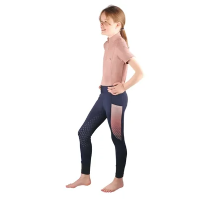 Hy Equestrian Elevate Mizs Riding Tights Navy