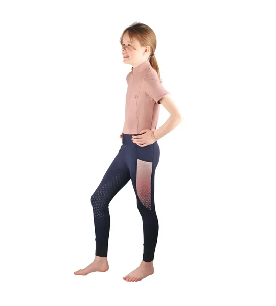 Hy Equestrian Elevate Mizs Riding Tights Navy
