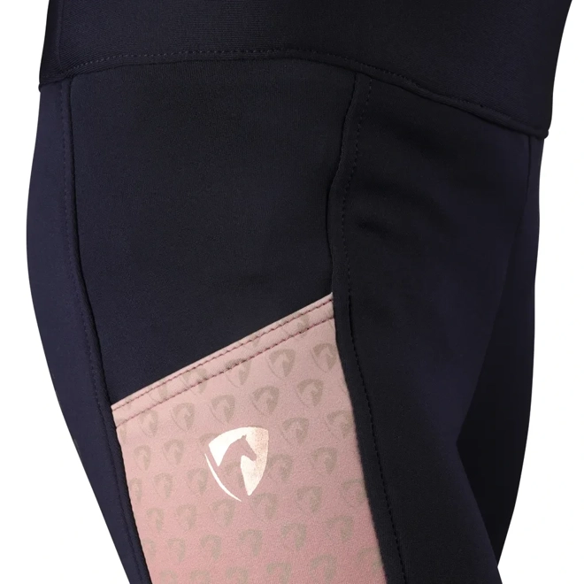 Additional Image for Hy Equestrian Elevate Mizs Riding Tights Navy