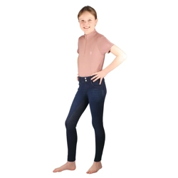 Hy Equestrian Elevate Mizs Denim Breeches  Dark Blue