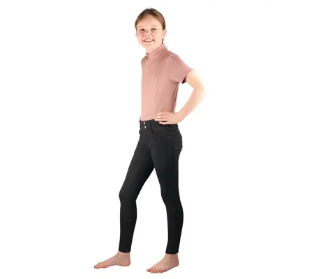 Hy Equestrian Elevate Mizs Denim Breeches Black