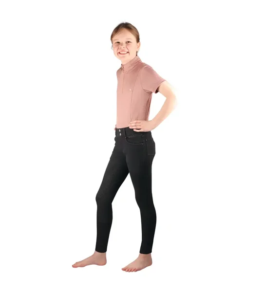 Hy Equestrian Elevate Mizs Denim Breeches Black