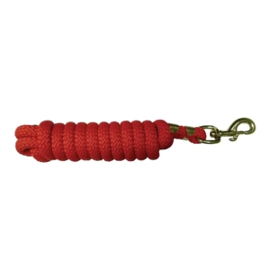 Hy Equestrian Plaited Lead Rope 3 metres Red