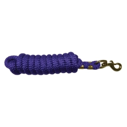 Hy Equestrian Plaited Lead Rope 3 metres Purple