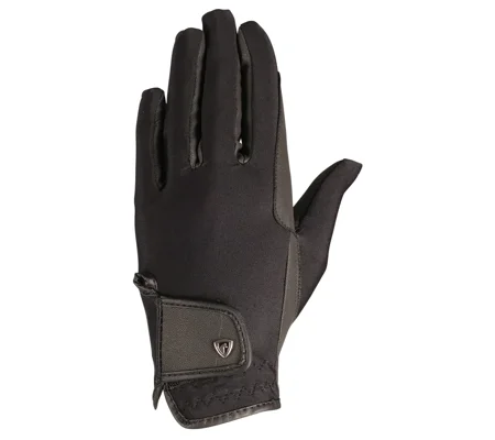 Hy Equestrian Riding Gloves Black