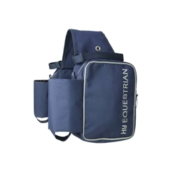 Hy Equestrian Saddle Pannier One Size Navy/Grey