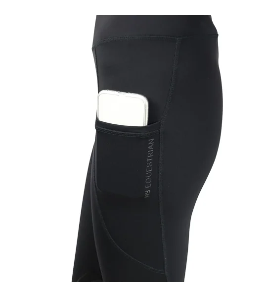 Hy Equestrian Selah Childrens Competition Riding Tights - Black