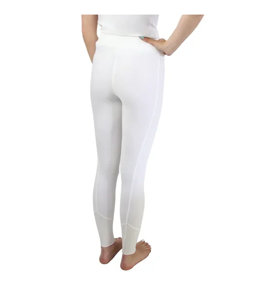Hy Equestrian Selah Competition Childrens Riding Tights - White