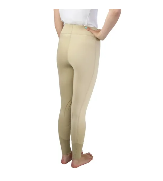 Hy Equestrian Selah Childrens Competition Riding Tights - Beige