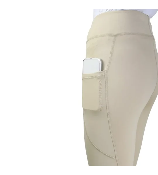 Hy Equestrian Selah Childrens Competition Riding Tights - Beige