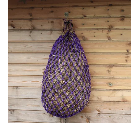 Hy Equestrian Slow Flow Ultra Haynet - Purple/Black