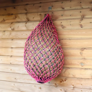 Hy Equestrian Slow Flow Ultra Haynet - Pink/Navy