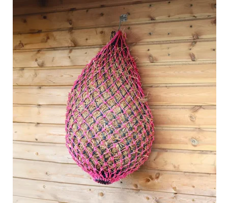 Hy Equestrian Slow Flow Ultra Haynet - Pink/Navy