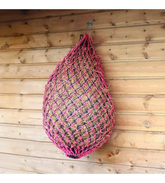 Hy Equestrian Slow Flow Ultra Haynet - Pink/Navy