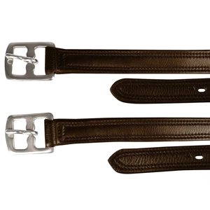 ProPresicce Super Soft Stirrup Leathers by Hy Equestrian Brown
